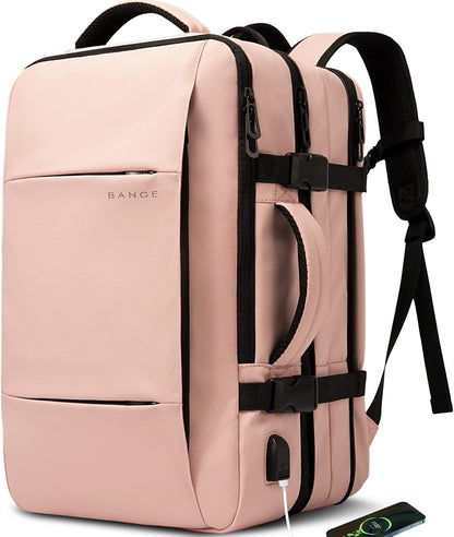 Expandable 26–45L Waterproof Travel Backpack with Laptop Sleeve & Duffle Carry | Bowlift