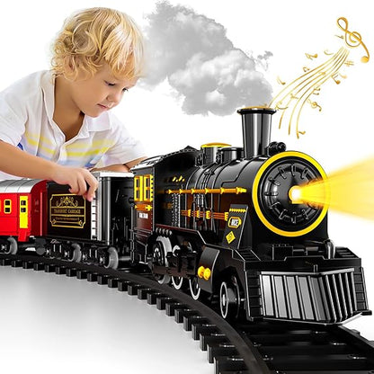 Skanto | TrackMaster Pro - Battery-Powered Electric Train Set with Realistic Sounds