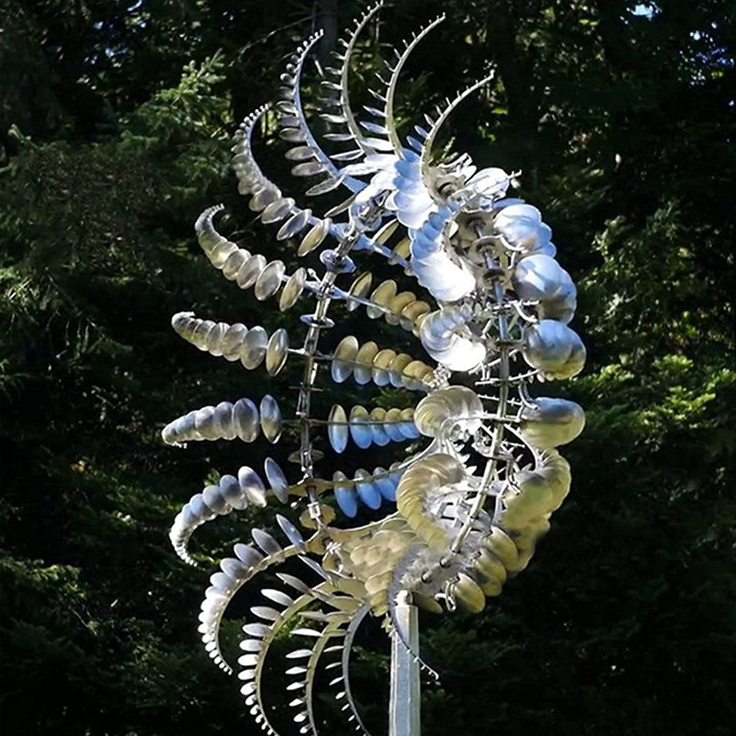 Unique and magical metal windmill