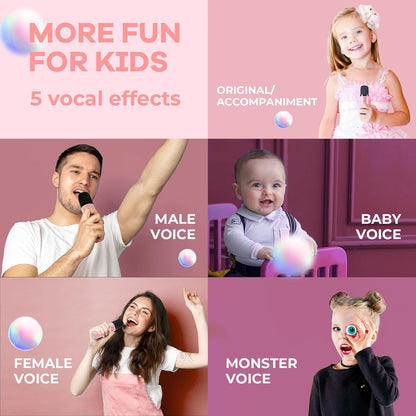 Skanto | Portable Mini Karaoke Machine with Bluetooth Speaker and 2 Wireless Microphones – Veylo
