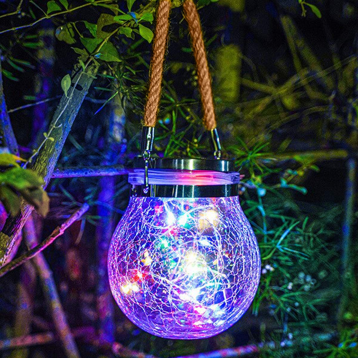 Solar Mason Jar Lamp - Lunara | Brehn
