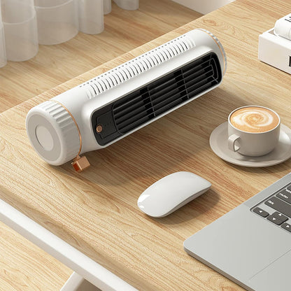 BowLift | USB Rechargeable Desktop Tower Fan – Ultra-Quiet 3-Speed Circulator with Wide-Angle Airflow