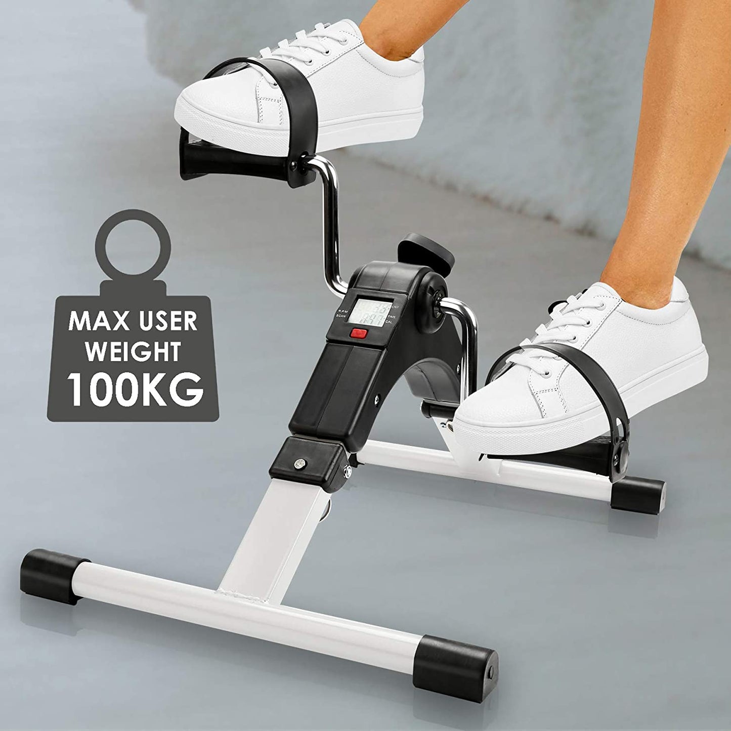 Mini-Home Trainer Fitness Bike Leg Trainer with LCD Display | Bowlift
