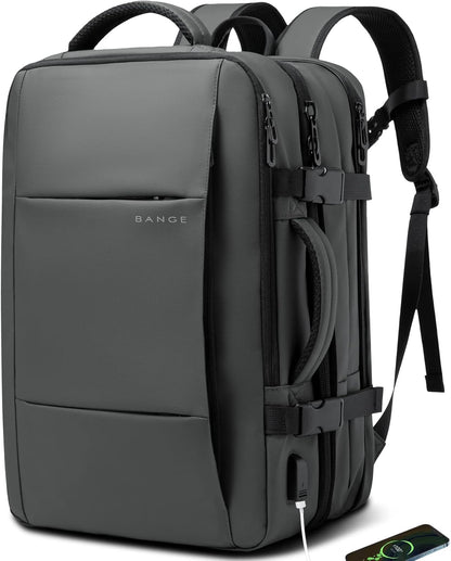 Expandable 26–45L Waterproof Travel Backpack with Laptop Sleeve & Duffle Carry | Bowlift