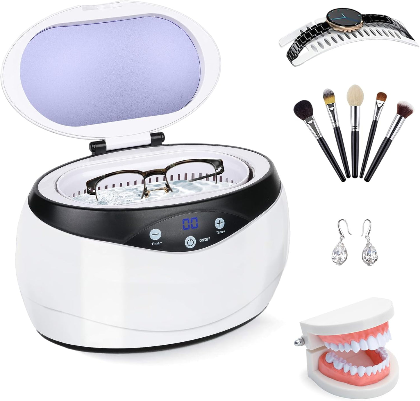 Skanto | Ultrasonic Jewelry Cleaner 650ml with Watch Holder – ShineMate