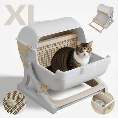 Skanto | Skanto Automatic Odorless Open-Top Litter Box - Felvora