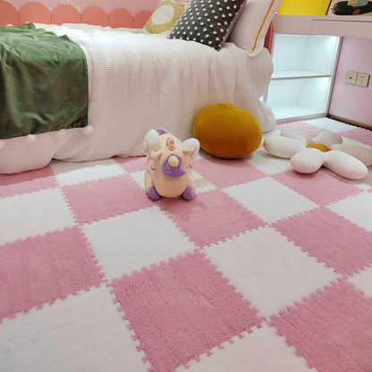 BowLift | Modern Tiles and Carpet Plush Cut Composite Non-Slip Carpet Tiles