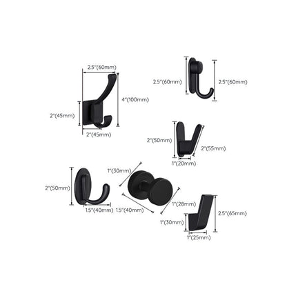 BowLift | Modern Bathroom Accessories as Individual Piece or in Set Matte Black Bathroom Fixtures