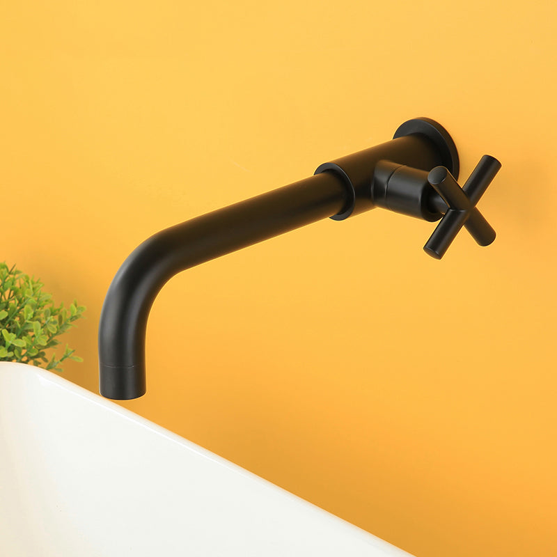 Kalsten | Widely used wall-mounted bathroom sink faucet cross handle low arch faucet