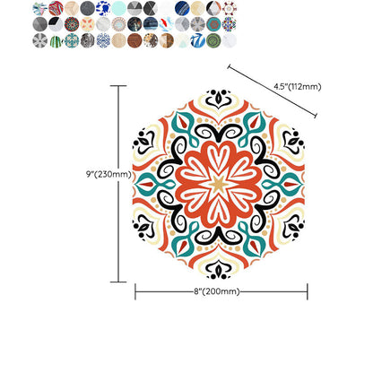 BowLift | Plastic Mosaic Tile Wallpaper Hexagonal for Stick-On and Removable Back Wall Tile