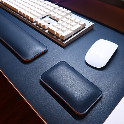 BowLift | Three-Piece Desk Set made of PU Leather - With Pad and Wrist Supports