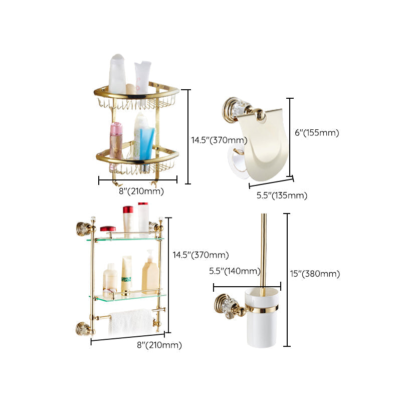 BowLift | Traditional Brass Bathroom Accessories Single Item or Set