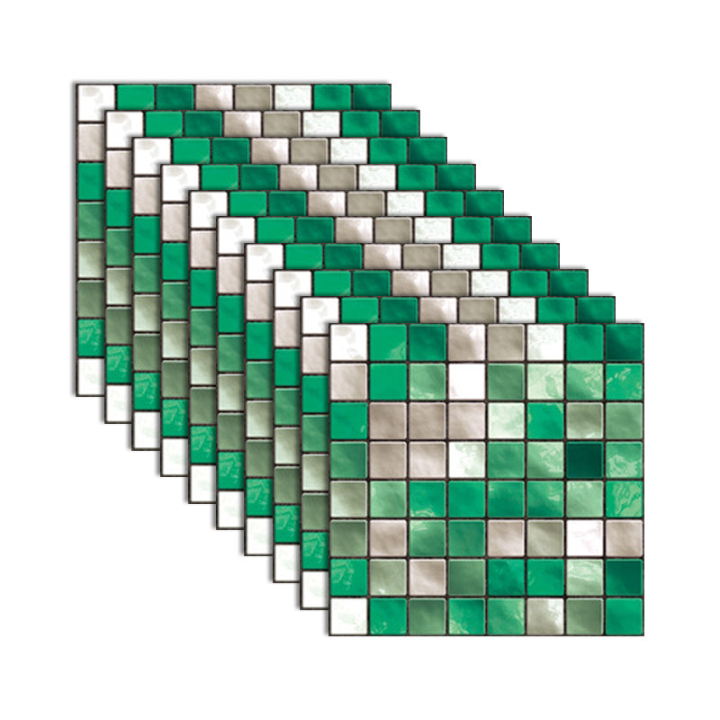 BowLift | Square Peel and Stick Tile Grid Mosaic Tiles Interior Wallpaper