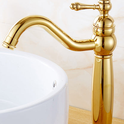 BowLift | Glam Vessel Faucet Swivel Spout Lever Handle Sink Faucet