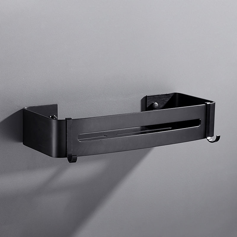 BowLift | Matt Black Modern Bathroom Accessory Set, Set of 3, Bathroom Shelf