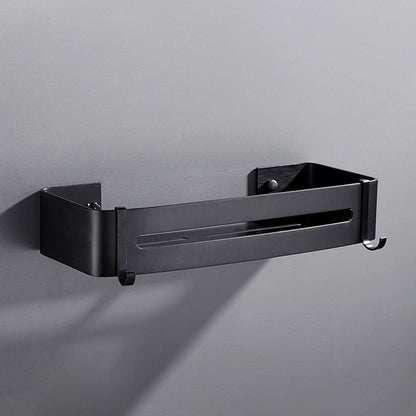 BowLift | Matt Black Modern Bathroom Accessory Set, Set of 3, Bathroom Shelf