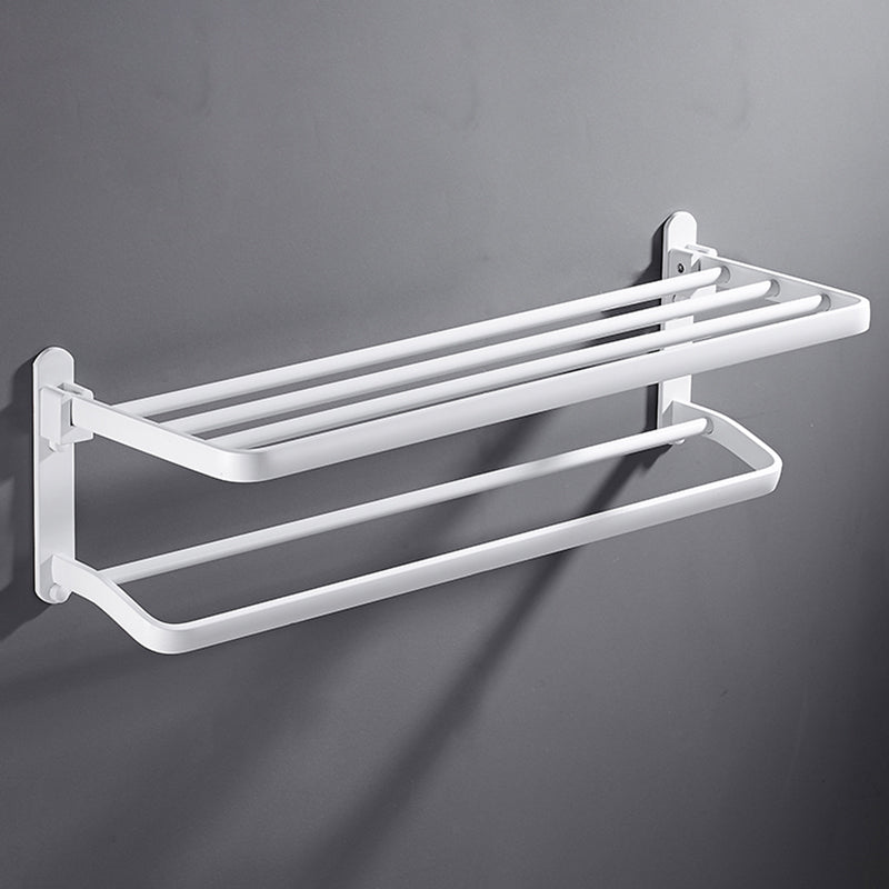 BowLift | White Bathroom Accessories Hardware Set Modern Bathroom Accessories Set, Towel Rack