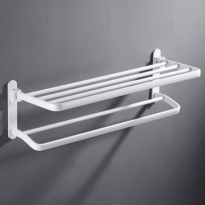 BowLift | White Bathroom Accessories Hardware Set Modern Bathroom Accessories Set, Towel Rack