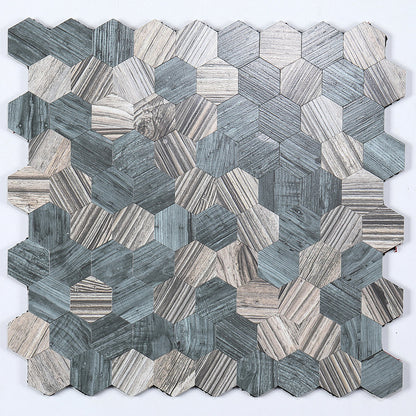BowLift | Modern Tile-Peel & Stick Metal Mosaic Tile Hexagon Peel & Stick Subway Tile