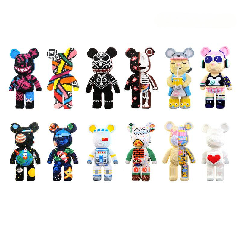 BowLift | DIY Pixel Art Block Bear Figures – Creative Building & Collectible Display