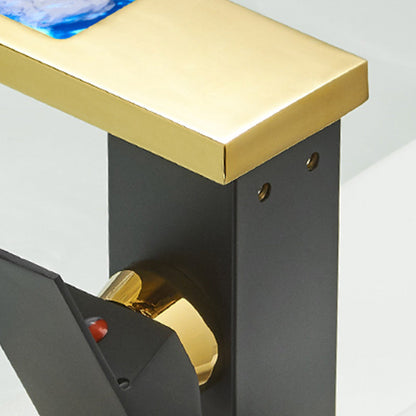 Skanto | Modern Waterfall Spout Bathroom Sink Faucet with LED Brass Bathroom Sink