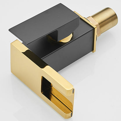 Skanto | Modern Waterfall Spout Bathroom Sink Faucet with LED Brass Bathroom Sink