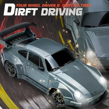 Skanto | Retro Drift Master – 4WD RC Car with LED Lights