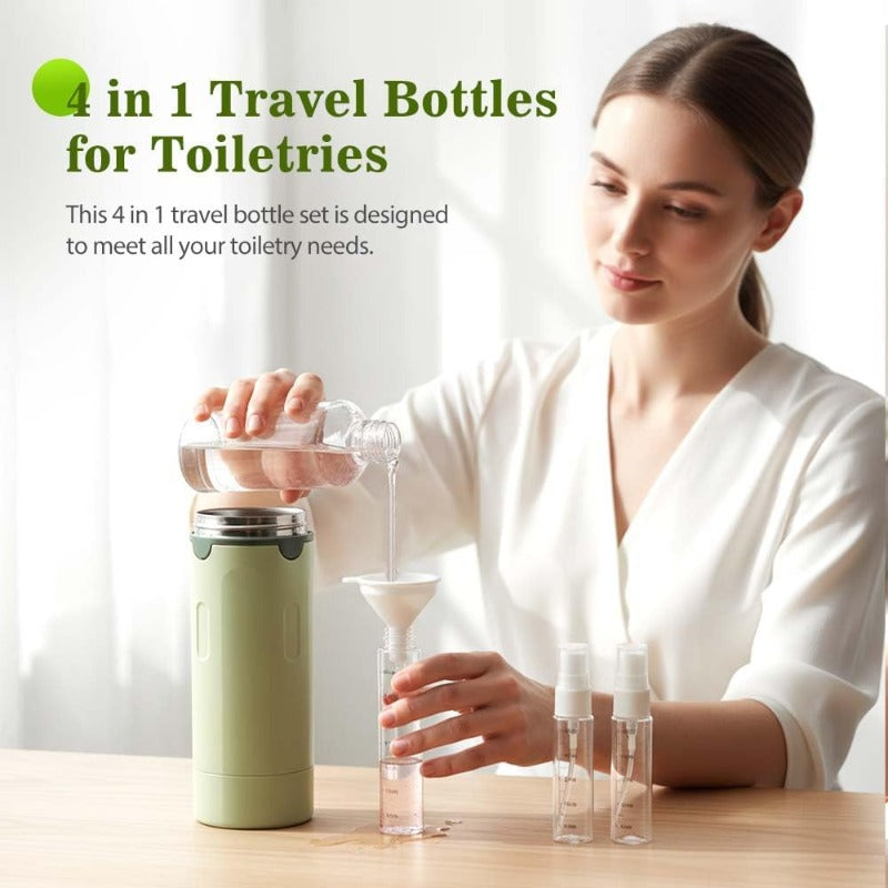 4-in-1 Travel Toiletry Dispenser Bowlift