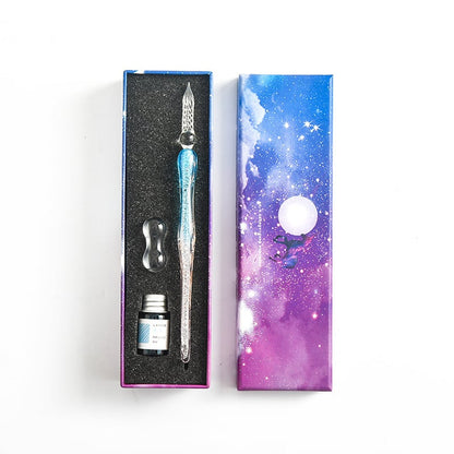 Skanto | Calligraphy Glass Dip Pen Ink Set