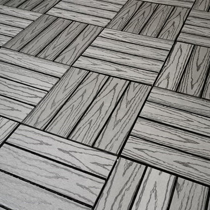 BowLift | 12" X 12" Deck/Patio floor tiles 4-Slat Square for outdoor patio tiles