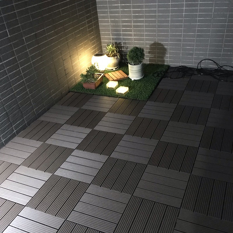 BowLift | 12" X 12" Deck/Patio floor tiles 4-Slat Square for outdoor patio tiles
