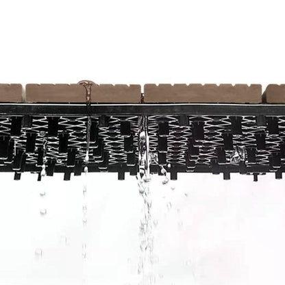 BowLift | 12" X 12" Deck/Patio floor tiles 4-Slat Square for outdoor patio tiles