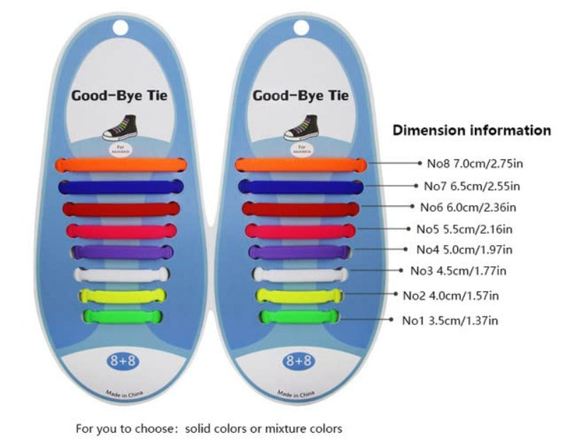 BowLift | Elastic Silicone No-Tie Shoelaces