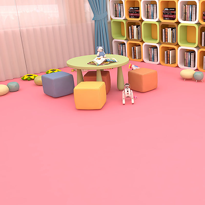 BowLift | Solid Color Plastic Flooring Modern Water-Resistant Square Edge Floor Tiles