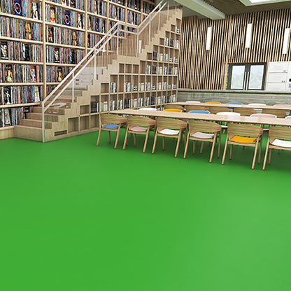 Kalsten | Solid Color Plastic Flooring Modern Water-Resistant Square Edge Floor Tiles