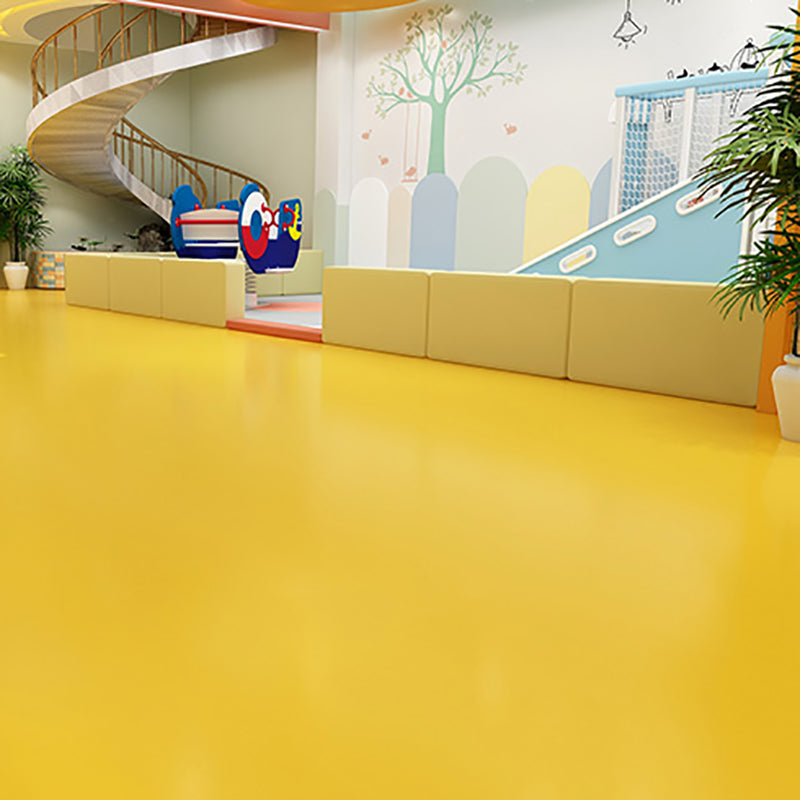 BowLift | Solid Color Plastic Flooring Modern Water-Resistant Square Edge Floor Tiles