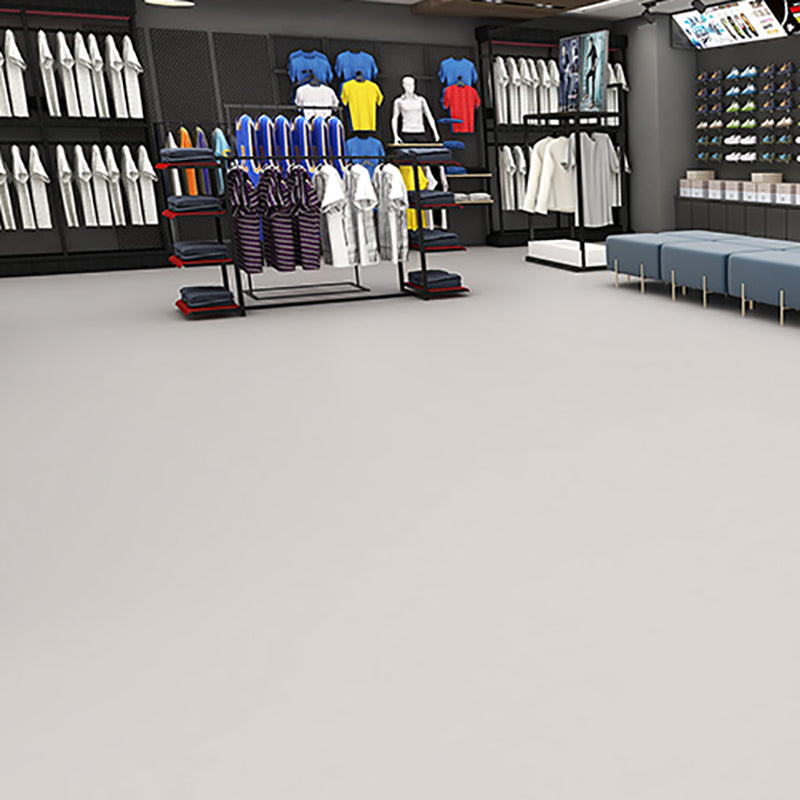 BowLift | Solid Color Plastic Flooring Modern Water-Resistant Square Edge Floor Tiles