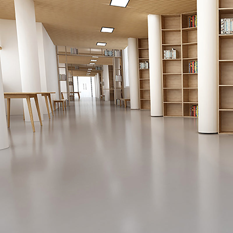 BowLift | Solid Color Plastic Flooring Modern Water-Resistant Square Edge Floor Tiles