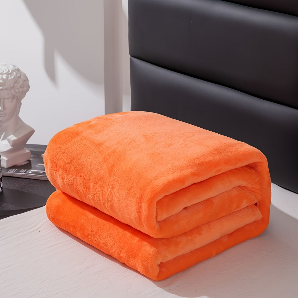 Luxurious flannel blanket for cozy home & travel