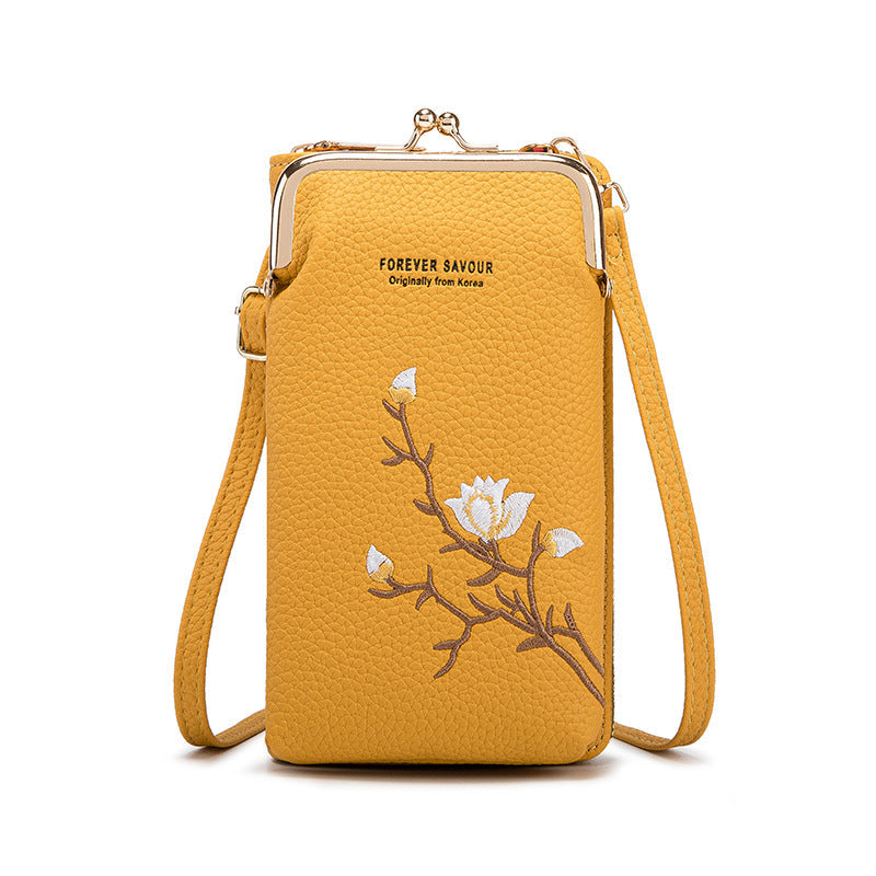 Skanto | Embroidered Women's Crossbody Wallet