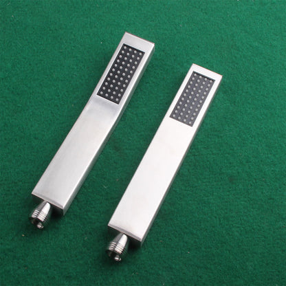 BowLift | Simple Rectangle Shower Head 304 Stainless Steel Hand Shower