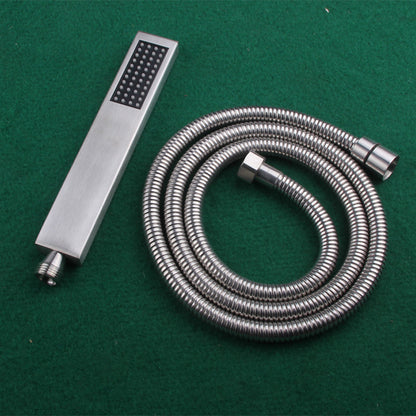 BowLift | Simple Rectangle Shower Head 304 Stainless Steel Hand Shower