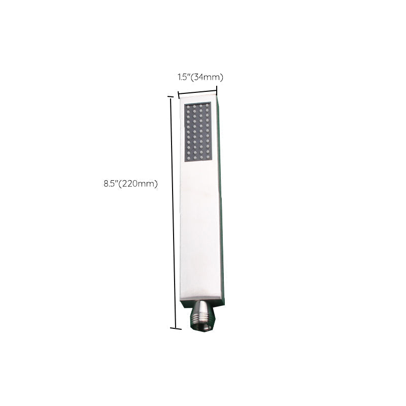 BowLift | Simple Rectangle Shower Head 304 Stainless Steel Hand Shower
