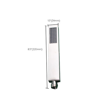 BowLift | Simple Rectangle Shower Head 304 Stainless Steel Hand Shower