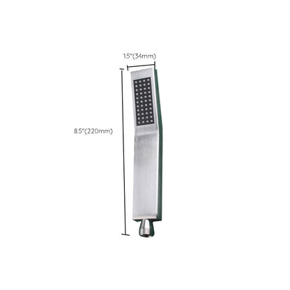 Kalsten | Simple Rectangle Shower Head 304 Stainless Steel Hand Shower