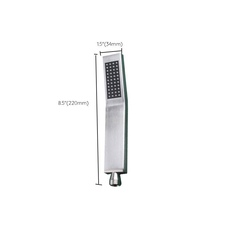 BowLift | Simple Rectangle Shower Head 304 Stainless Steel Hand Shower