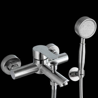 Popular Bathtub Filling Station Trim 304 Stainless Steel Wall-Mounted Bathtub Filling Station