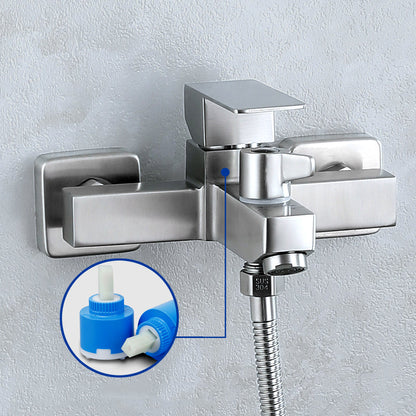 BowLift | Modern Bathtub Faucet Mounting Kit 304 Stainless Steel Wall Mount Bathroom Faucet