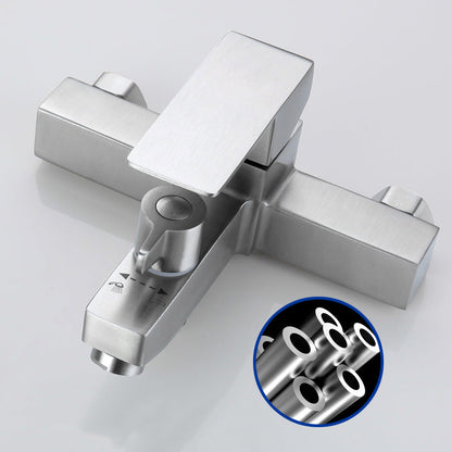 BowLift | Modern Bathtub Faucet Mounting Kit 304 Stainless Steel Wall Mount Bathroom Faucet