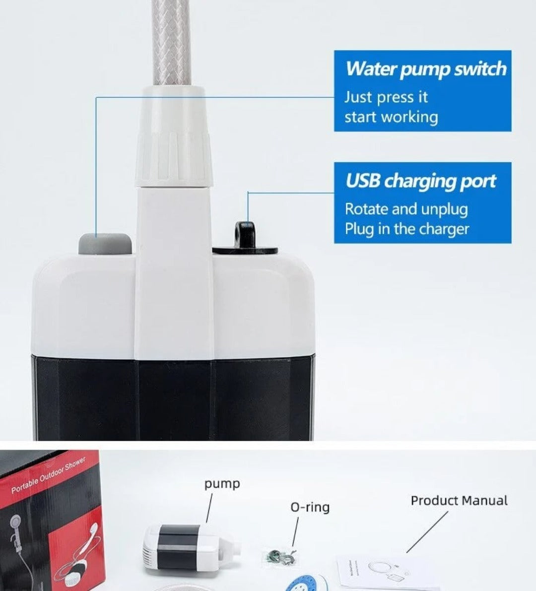 Skanto | Portable Camping Shower